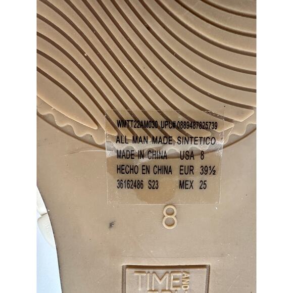 Time and Tru Memory Foam Sandals Size 8 Braided Twist - Picture 6 of 8